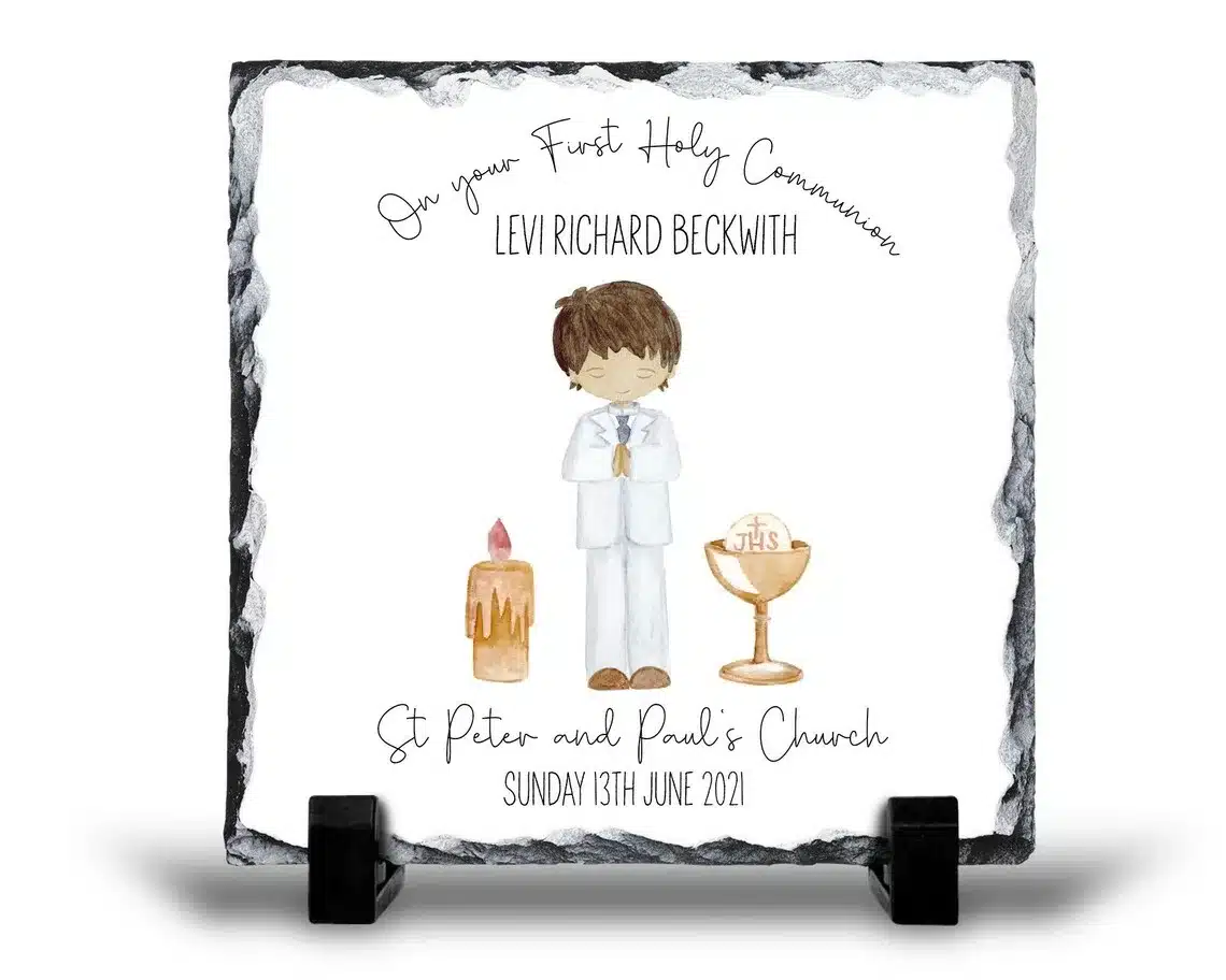 personalised holy communion gift