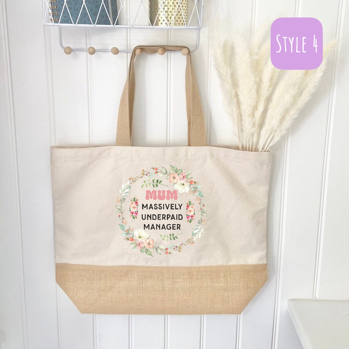 Personalized Mother's day tote bag-PhotoRoom